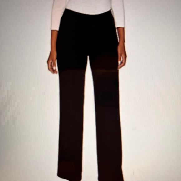 H by Halston Regular Ponte Knit Wide Leg Pants Sz 12 Gray - Picture 6 of 11